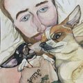 Josh, Angel, and Luka - Original Artwork - Watercolor