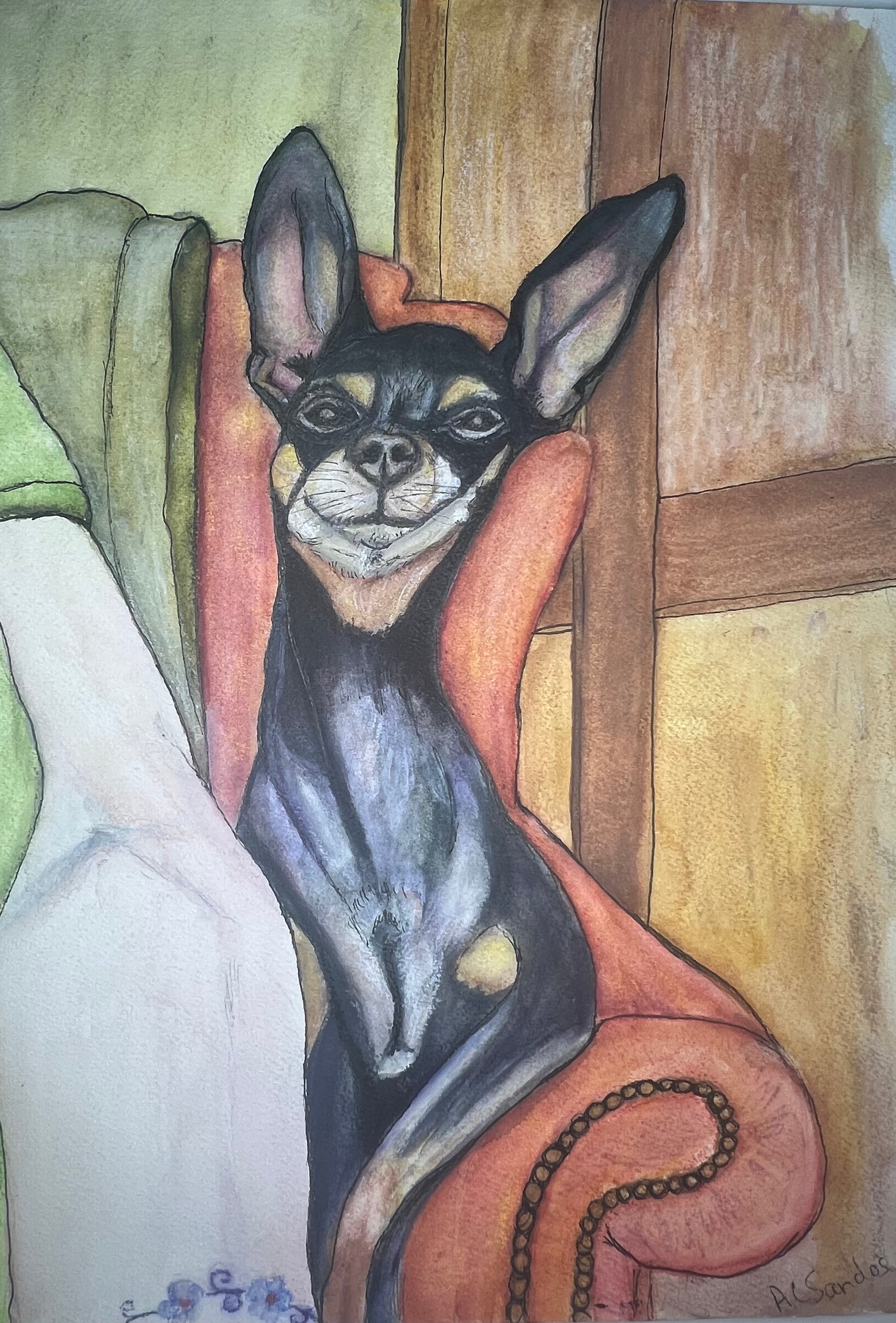 Maddy and Me - Original Artwork - Watercolor