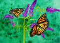 Monarchs for Mom - Original Artwork - Watercolor