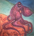 Octopus Thoughts - Original Artwork - Watercolor